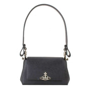 Vivienne Westwood Saffiano Plain Hazel Small Handbag - Black