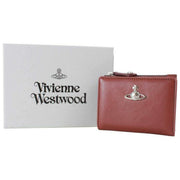 Vivienne Westwood Slim Flap Porte-Cartes En Cuir Souple - Marron Châtaigne