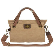 ZEDE Pont Des Arts Medium Cross Body Bag - Beige Khaki