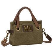 ZEDE Pont Des Arts XS Cross Body Bag - Olive Green