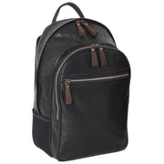 Ashwood Leather Stratford Milled VT Leather Rucksack - Black