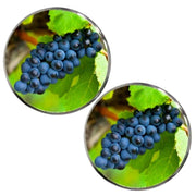 Bassin and Brown Bunch of Grapes Cufflinks - Green/Blue