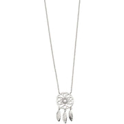 Beginnings Dream Catcher Necklace - Silver