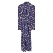 Bown of London Gekko Lightweight Dressing Gown - Navy