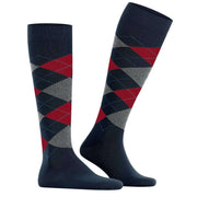 Burlington King Knee High Socks - Marine Blue