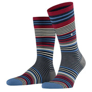 Burlington Stripe Socks - Marine Blue