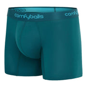 Comfyballs Cotton Long Boxer - Spruce Green