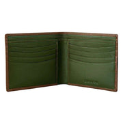 Dents Eden Security Billfold Wallet - English Tan/Olive