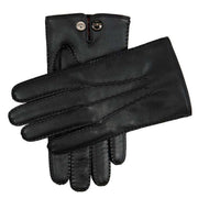 Dents Stowe Touchscreen Leather Gloves - Black/Red