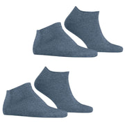 Esprit Basic Uni 2 Pack Sneaker Socks - Light Denim Blue