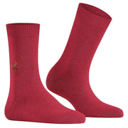 Falke Cosy Wool Rudolph Socks - Scarlet Red