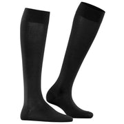 Falke Cotton Touch Knee High Socks - Black