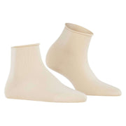 Falke Cotton Touch Short Socks - Cream
