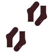 Falke Happy 2-Pack Socks - Brown