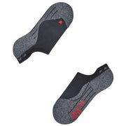 Falke RU3 Comfort No Show Socks - Black Mix