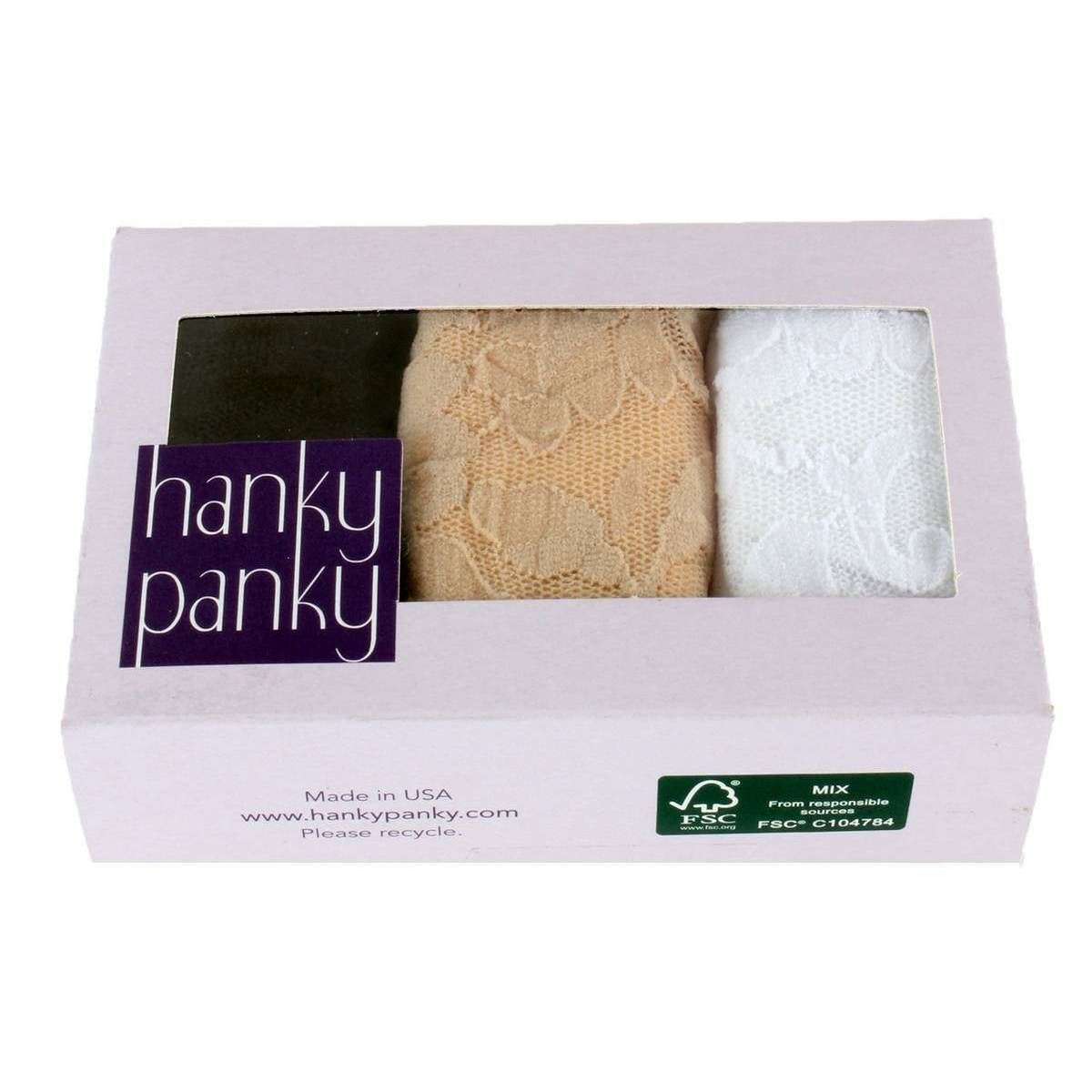 Hanky Panky Womens Grey Mist Daily Lace Original Rise Thong – KJ Beckett