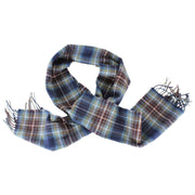 Locharron of Scotland Holyrood Modern Lambswool Scarf - Blue/Navy/White