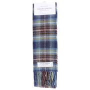 Locharron of Scotland Holyrood Modern Lambswool Scarf - Blue/Navy/White