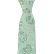 Michelsons of London Climbing Spring Floral Silk Tie - Green