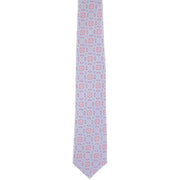 Michelsons of London Linking Medallion Silk Tie - Pink