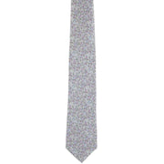 Michelsons of London Micro Floral Silk Tie - Lilac