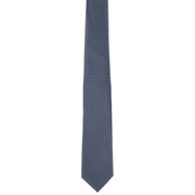 Michelsons of London Pip Geometric Tie and Pocket Square Set - Blue