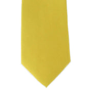 Michelsons of London Plain Ployester Tie - Gold