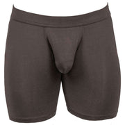 Obviously EliteMan Boxer Brief 6inch Leg - Titanium Grey