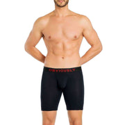 Obviously FreeMan AnatoFREE Boxer Brief 6inch Leg - Black