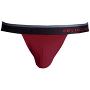 Obviously PrimeMan AnatoMAX Bikini Brief - Maroon Burgundy