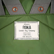 Roka Canfield B Large Sustainable Nylon Backpack - Avocado Green