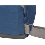Roka Canfield B Medium Sustainable Canvas Flannel Backpack - Pacific Blue