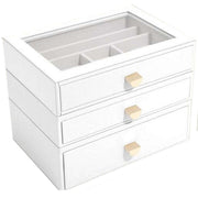 Stackers Classic Set of 3 Drawers - Pebble White