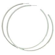 Ti2 Titanium Extra Large Hoop Earrings - Light Green